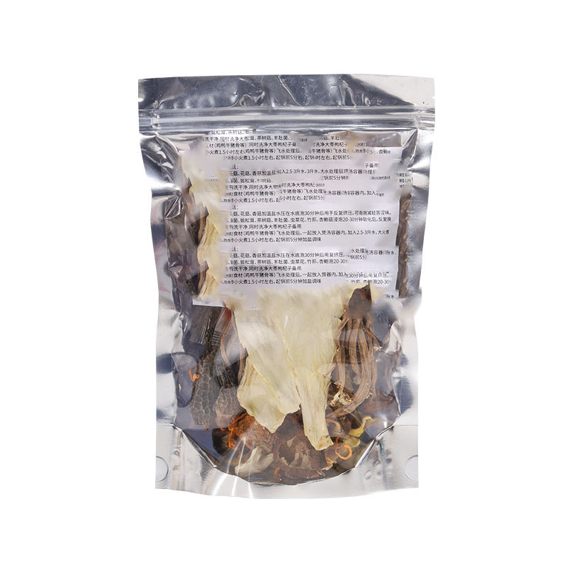 云南十二七彩老火羊肚菌煲汤材料