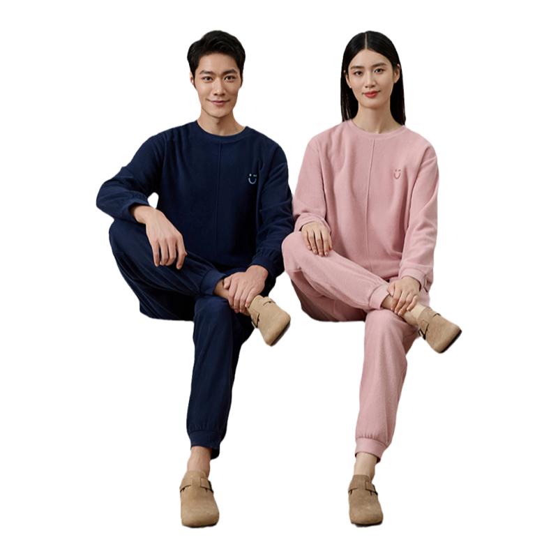 顶呱呱情侣款摇粒绒卫衣套装