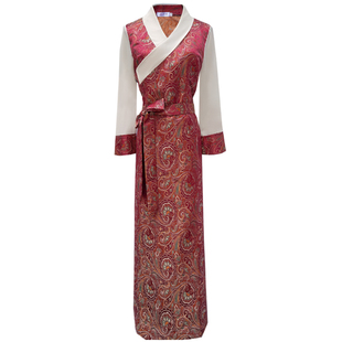 藏族服装女款拉萨旅拍服饰新款演艺藏裙藏装藏服藏袍丁真西藏博拉