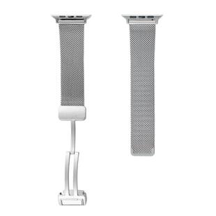 适用iwatch11米兰尼斯S11表带S10新款Applewatch9苹果手表S8金属SE3夏7高级S6磁吸6代男5女运动10智能watchs