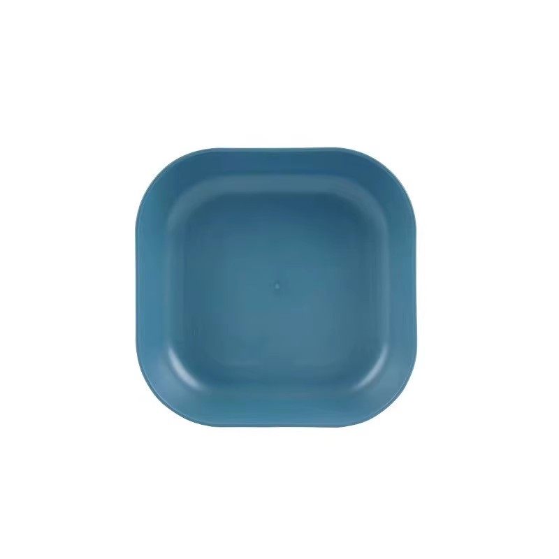 吐骨碟家用日式餐桌小麦秸秆吐骨头碟创意塑料菜碟水果零食小盘子