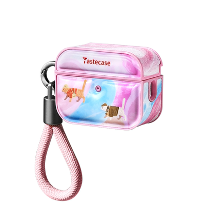 穿衣服的猫可爱原创耳机套