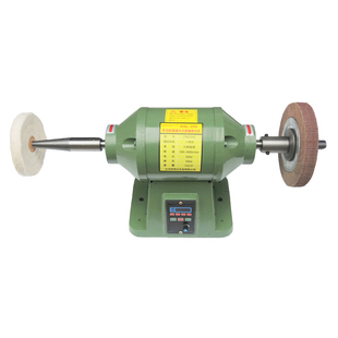 无极变速台式抛光机布轮抛光打磨机多功能皮具木头金属调速砂轮机