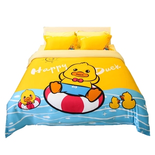 酒店宾馆亲子房儿童床单被套床上用品民宿客房布草四件套被子床笠