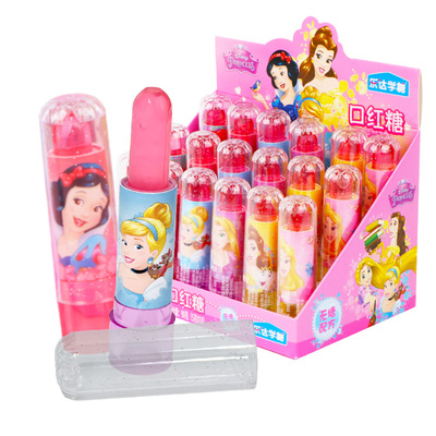 乐达学糖迪士尼公主口红糖