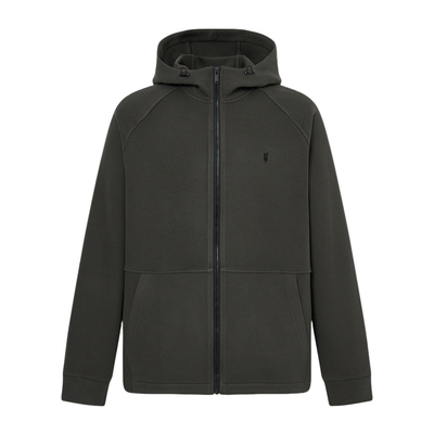 POLOWALK男装卫衣2025秋季新品商务立领通勤休闲男式开衫连帽外套