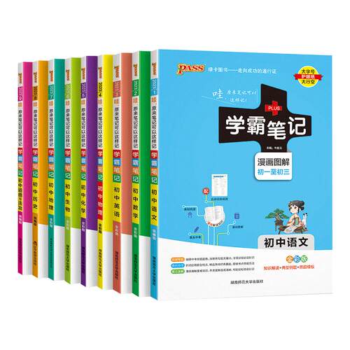 2025新版学霸笔记初中全套语文数学英语物理化学地理生物道德与法治历史文言文小四门七八九年级同步教辅教材工具书知识清单人教版
