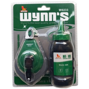 威力狮30米粉线盒 粉斗木工划线打线弹线器 安装墨斗划线打墨工具