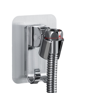 居家家可调节花洒带挂钩免打孔淋浴喷头莲蓬头配件固定底座架家用