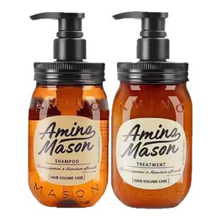 日本amino mason阿蜜浓梅森氨基酸洗发水护发素无硅油薄荷去屑