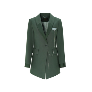 莱芙艾迪儿春季新款高级气质典雅干练西装外套女精致简约百搭上衣