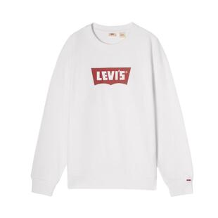 商场同款Levi's李维斯男美式复古休闲LOGO印花宽松圆领卫衣0018N