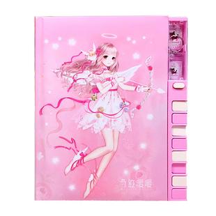 密码锁本日记本女童带锁笔记本子小学生儿童礼物高颜值密码本女孩