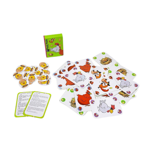 便携桌游小鸡啾啾脏小猪黑羊驱逐令纸牌游戏早教思维训练玩具