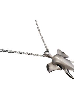 动物生日礼物大象挂件纯银项链