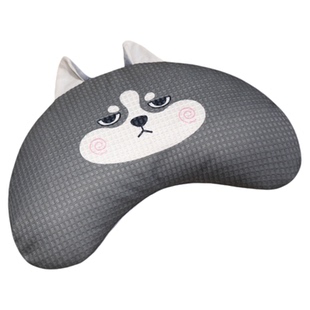 荞麦枕头孕妇月牙枕护颈椎助睡眠枕办公室小号午睡枕儿童枕头低枕