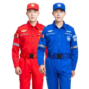 新款应急救援服作训服消防服救灾防静电耐磨工作服紧急搜救抢险服