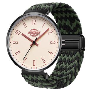 适用Dickies女款初高中生手表带磁吸编织迪克斯石英腕表CL523腕带