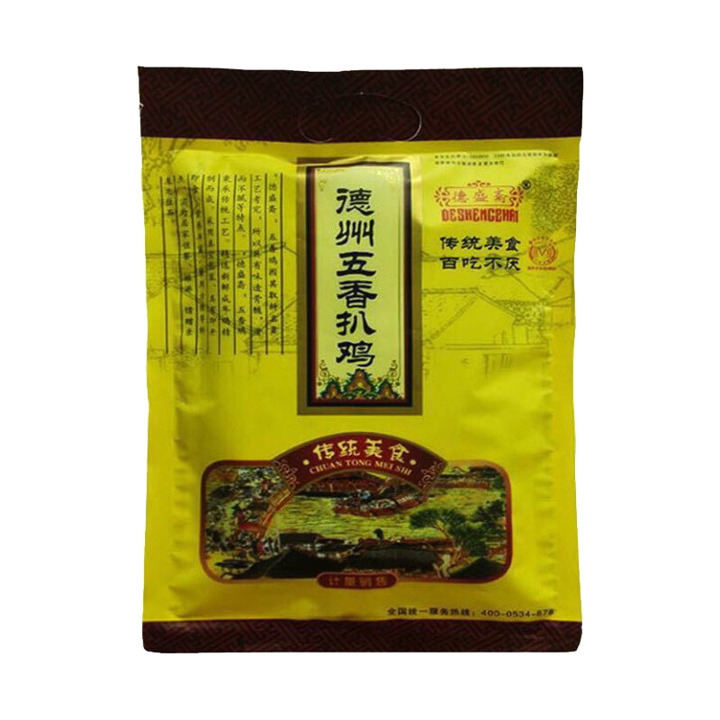 山东正宗德州特产600克整箱扒鸡五香脱骨卤味烧鸡熟零食真空包邮