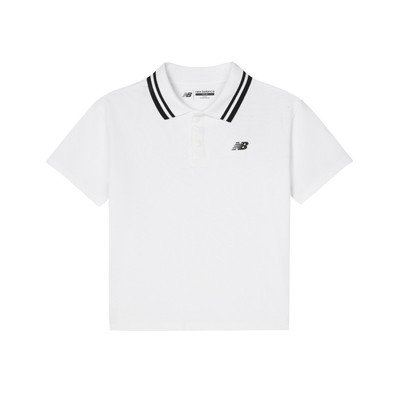 Newbalance童装夏凉感翻领POLO衫