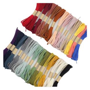 2mm包芯棉绳纯棉文玩棉线手链手工编织绳子多色多尺寸可选diy线绳