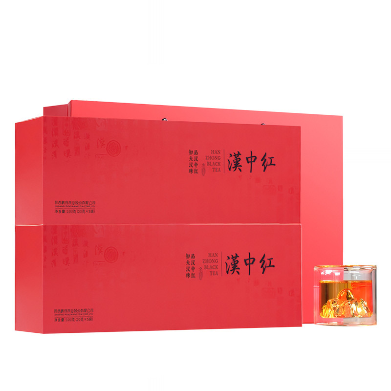 专柜款/鹏翔西乡特产汉中红茶陕西高山工夫红茶叶特级礼盒装