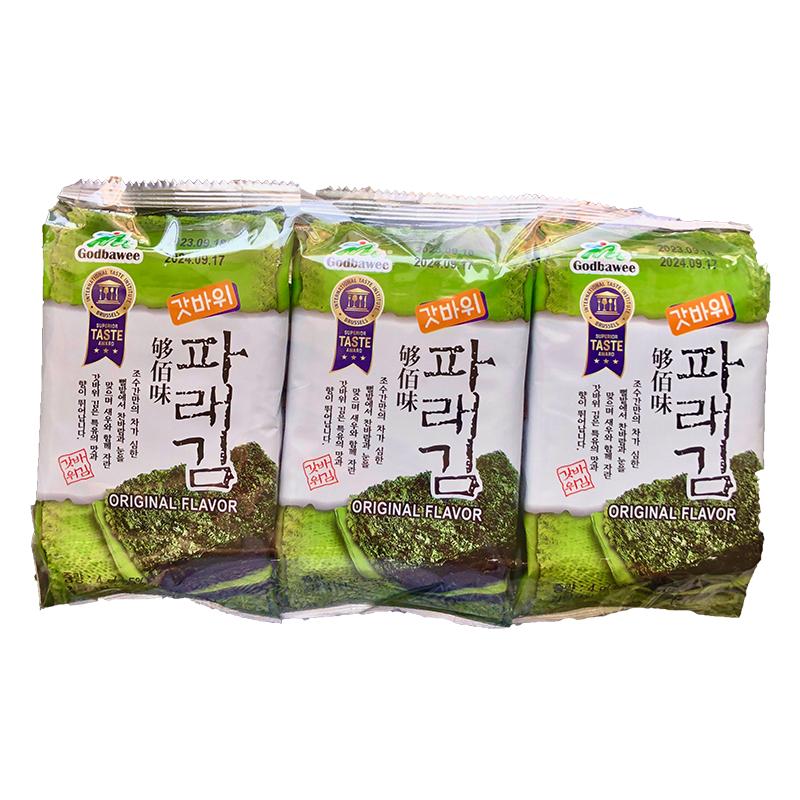 香脆够佰味调味海苔否韩国