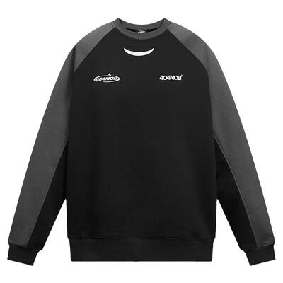 404MOB美式套头圆领卫衣加绒加厚