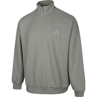 adidas阿迪达斯男子运动训练半拉链针织立领套头衫卫衣KS6526