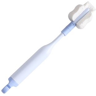 新厨仕五合一杯刷奶瓶刷清洁刷便携多功能杯盖刷长柄清洁海绵刷