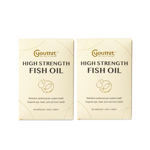 澳洲优思益96%高纯度rTG深海鱼油omega3软胶囊epa女生Youthit 2盒