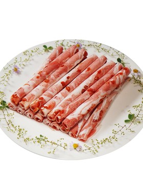 西鲜记盐池滩羊新鲜羊肉卷宁夏传统枸杞羊肉片火锅肉卷涮羊肉750g