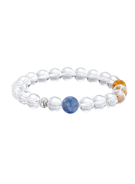 卡蒂罗水云间水晶手串925银新中式小众星云能量场手链生日礼物