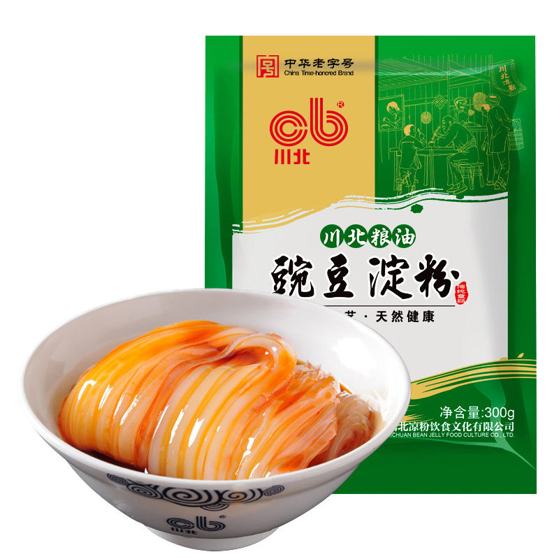 川北凉粉专用豌豆淀粉四川特产农家白凉粉原料自制凉粉商用刮刀粉