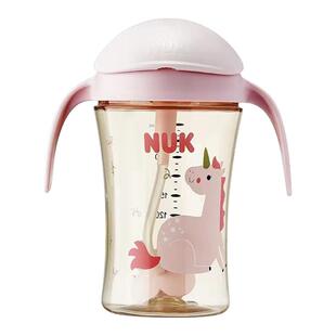 NUK学饮杯重力球直饮吸管儿童喝水PPSU材质宝宝幼儿园奶瓶吸管杯
