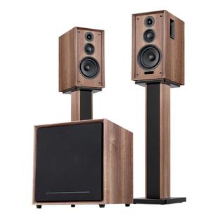 菲歌 蓝牙三分频HiFi有源书架K歌音响家用客厅同轴电视电脑音箱响