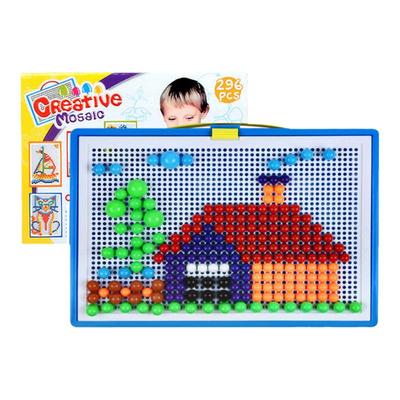 儿童弱视精细目力训练远视散光视力玩具穿孔插图插孔板蘑菇钉