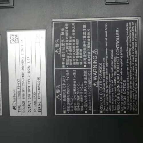 议价RYH201F5-VV2富士伺服驱动器成色漂亮保修三个月 议价
