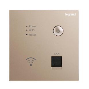 罗格朗86面板型无线WIFI路由器墙壁AP逸景入墙中继网络路由单双频