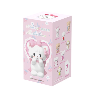 MIKKO周边盲盒潮玩手办女孩可爱桌面摆件猫盲盒玩具公仔礼物女生