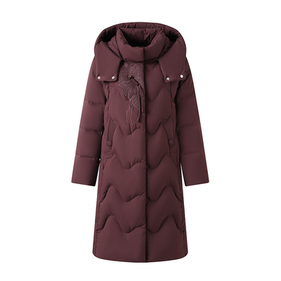 中老年妈妈白鸭绒羽绒服