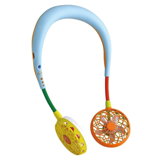 新款日本wfan挂脖风扇便携随身制冷电风扇小型挂脖子大风力