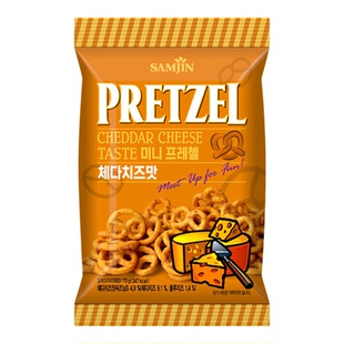 韩国进口SAMJIN/三进饼干圈70g芝士芥末海鲜味休闲解馋零食小吃