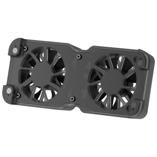 适用ROGXBOXAllyX掌机散热器GPD/SteamDeck/LEGION GO游戏机双风扇磁吸散热器三档风扇制冷Switch2平板通风
