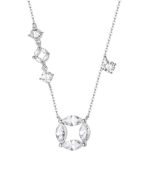 卡蒂罗圆满钱币项链女S925纯银轻奢小众设计锁骨链新年礼物送闺蜜