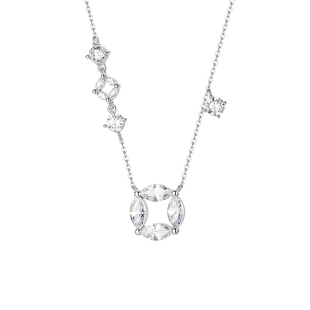 卡蒂罗圆满钱币项链女S925纯银轻奢小众设计锁骨链新年礼物送闺蜜