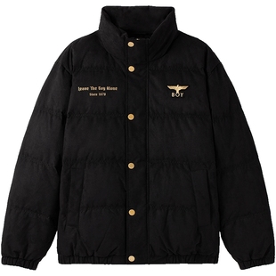【暗夜哥特】BOYLONDON短款加厚羽绒服冬季百搭情侣款90绒N28064