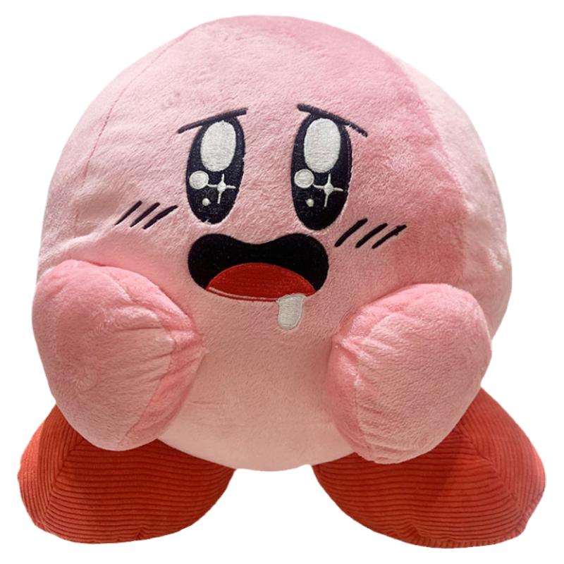 ZL新款表情包星之卡比毛绒公仔抱枕 Kirby动漫团子公仔生日礼物