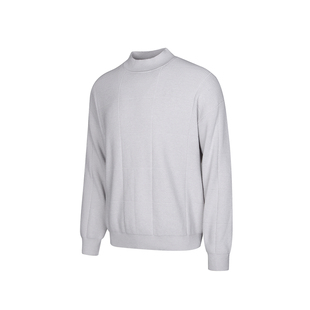 Succinct“方”格纹小高领短款亲肤抗皱针织毛衣秋冬老钱风长袖