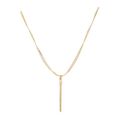 意大利原产项链925银镭射细闪